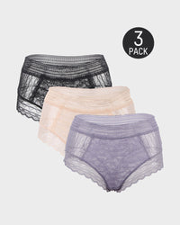 Lightblue+Beige+Black (3-Pack)