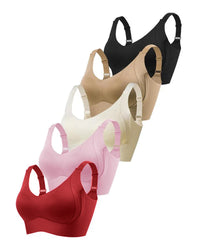 1 Red+1 Pink+1 White+1 Grey+1 Black
