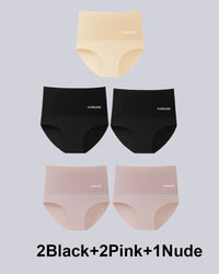 Nude*1+Black*2+Pink*2 (5-Pack)